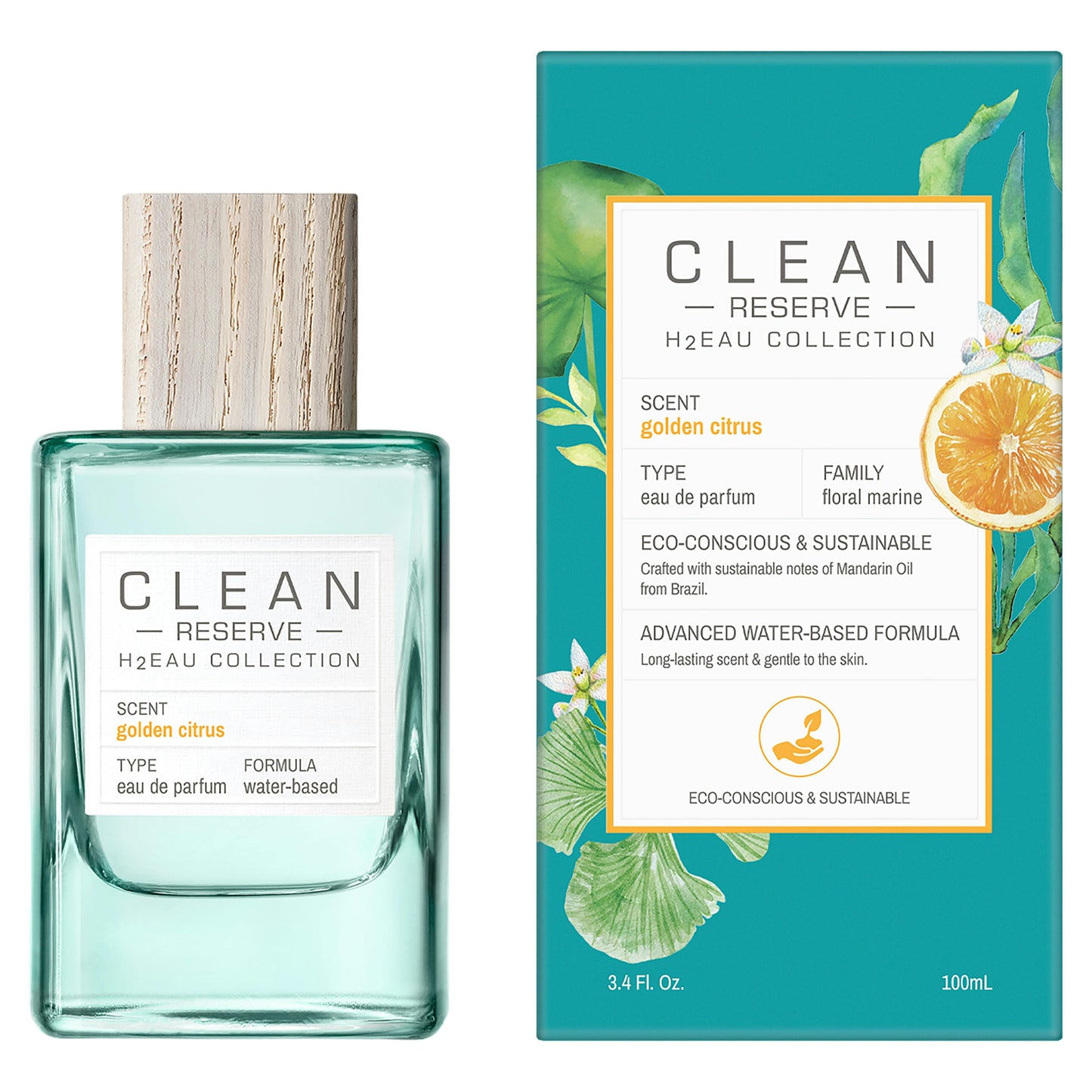 Clean - Reserve H2EAU Golden Citrus EDP