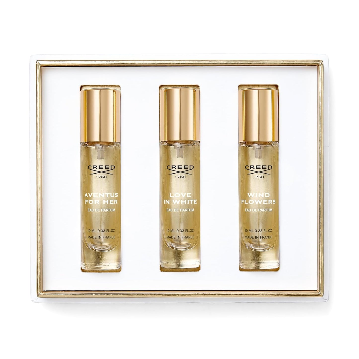 Creed - Aventus For Her Edp 10ml + Wind Flowers Edp 10ml + Love In White Edp 10ml - Default Title