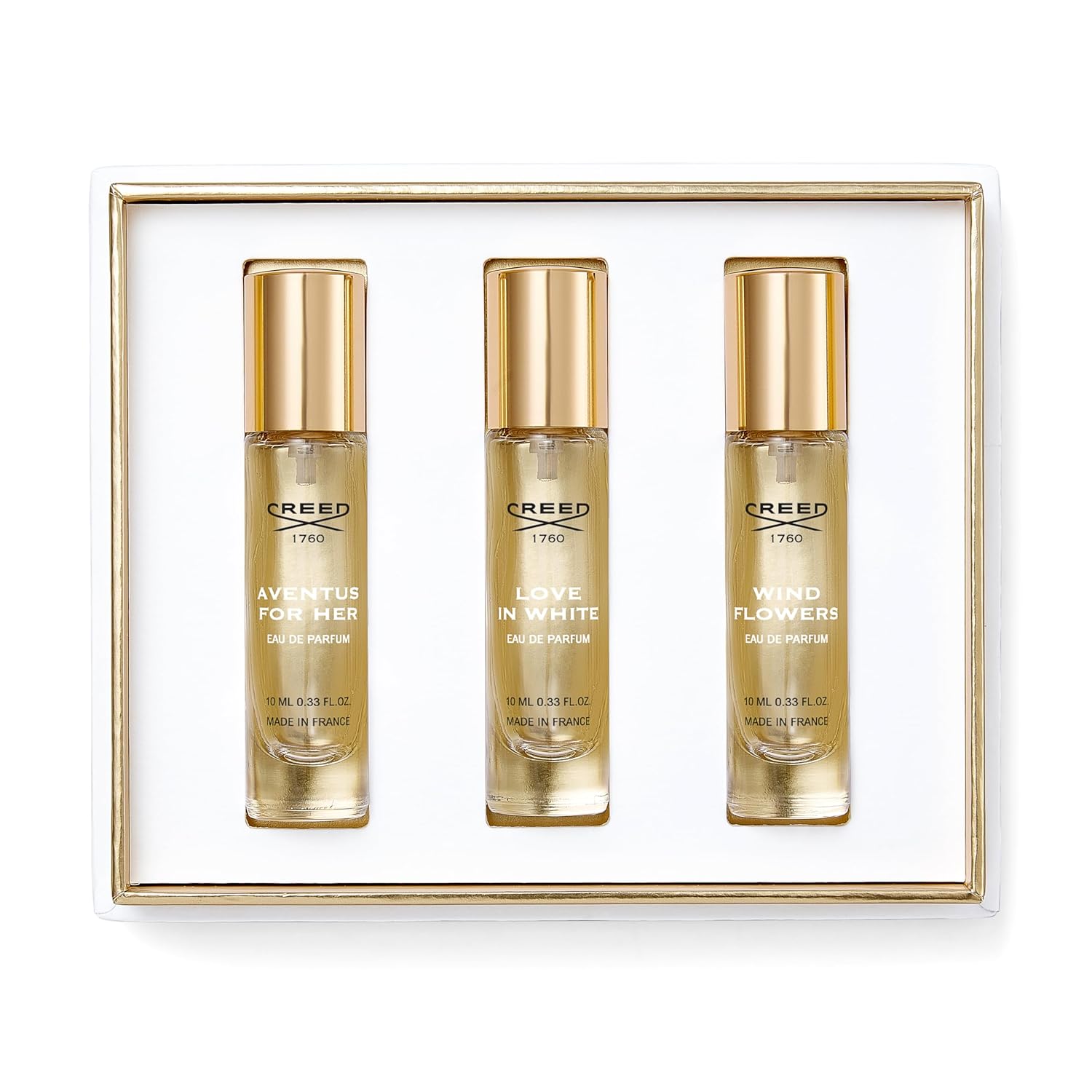 Creed - Aventus For Her Edp 10ml + Wind Flowers Edp 10ml + Love In White Edp 10ml - Default Title