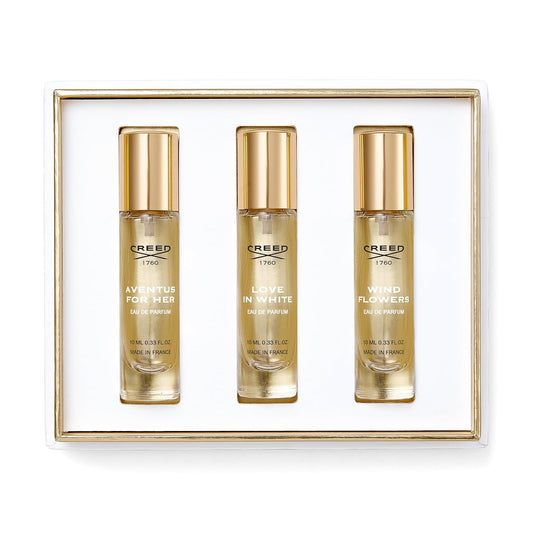 Creed - Aventus For Her Edp 10ml + Wind Flowers Edp 10ml + Love In White Edp 10ml - Default Title