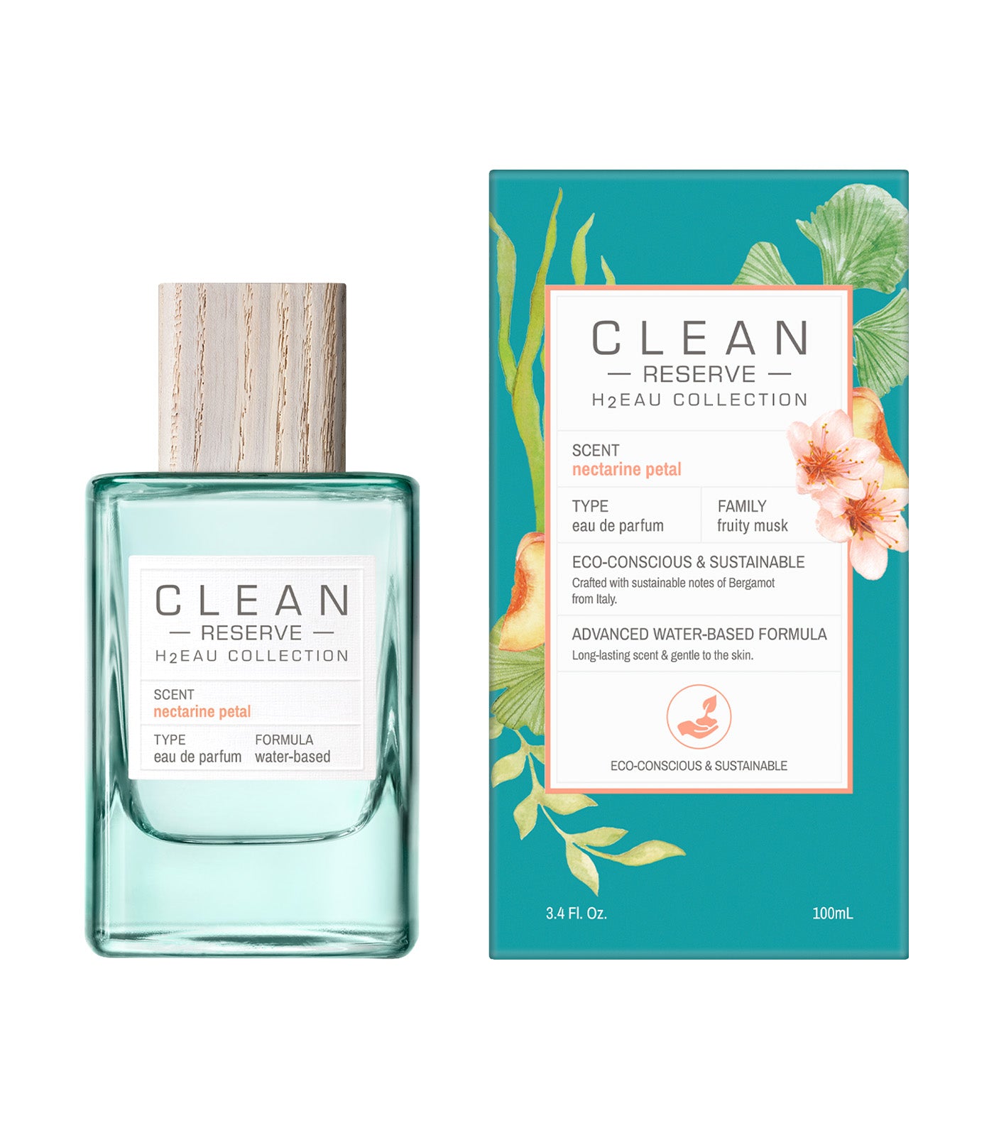 Clean - Reserve H2EAU Nectarine Petal EDP